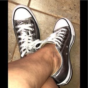 Converse  All Star ⭐️ Silver Metallic Chucks